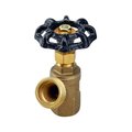 Everflow FIP Inletx3/4" MHT Outlet Boiler Drain Valve with Stuffing Box, Brass 3/4" 4634F-NL
